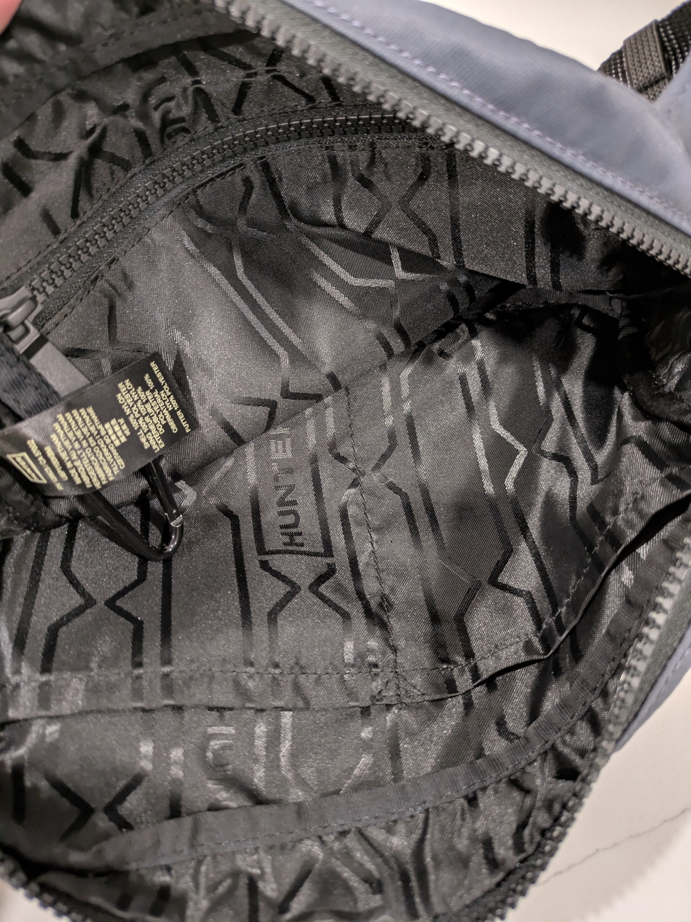 Hunter Slate Gray Blue Waist Bag - Picture 5 of 6